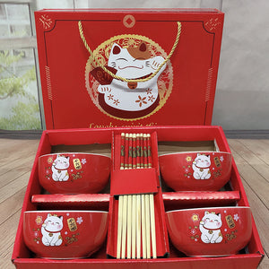 Bol Chinois Rouge Porcelaine Céramique