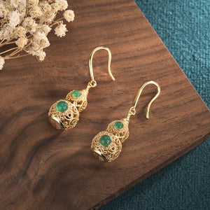 Boucles D'oreilles Gourde Chinoise