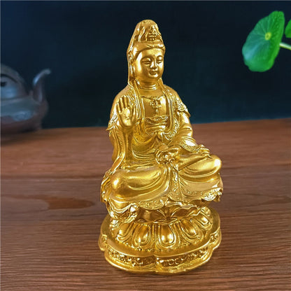 Bouddha Chinois Protection Sculpté