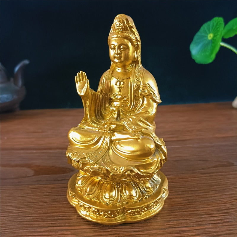 Bouddha Chinois Protection Figurine