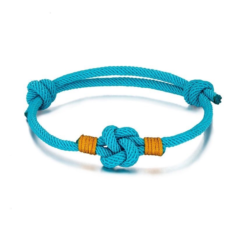 Bracelet Nœud Chinois Turquoise