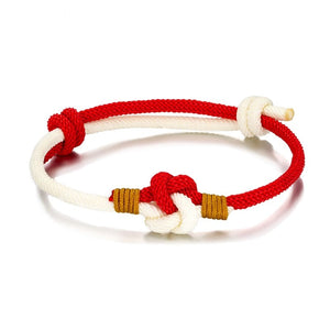 Bracelet Nœud Chinois Deux Couleur