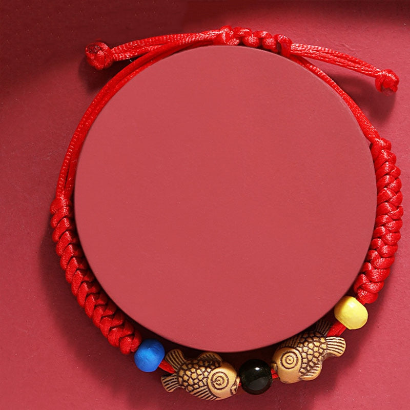 Bracelet Rouge Chinois Perle