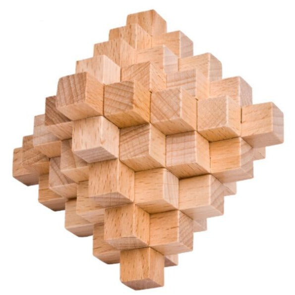 Casse-tête chinois en bois de hêtre « l'impossible chaise »