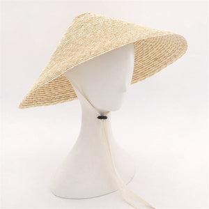 Chapeau Chinois Femme Avec Attache Jugulaire