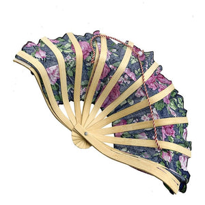 Chapeau Éventail Chinois Avec Toile Textile