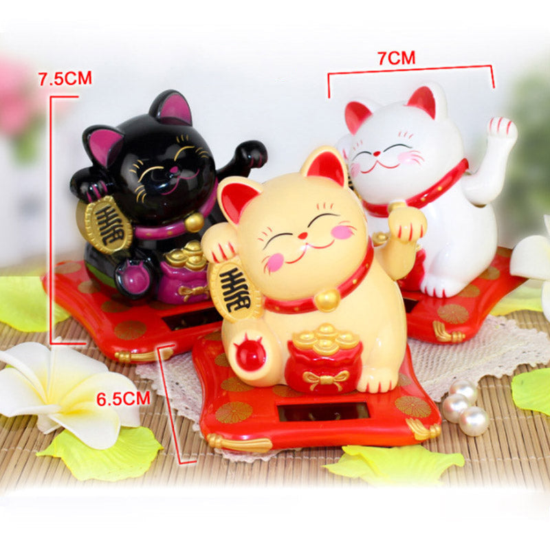 Chat Chinois Porte Bonheur Solaire Univers Chinois