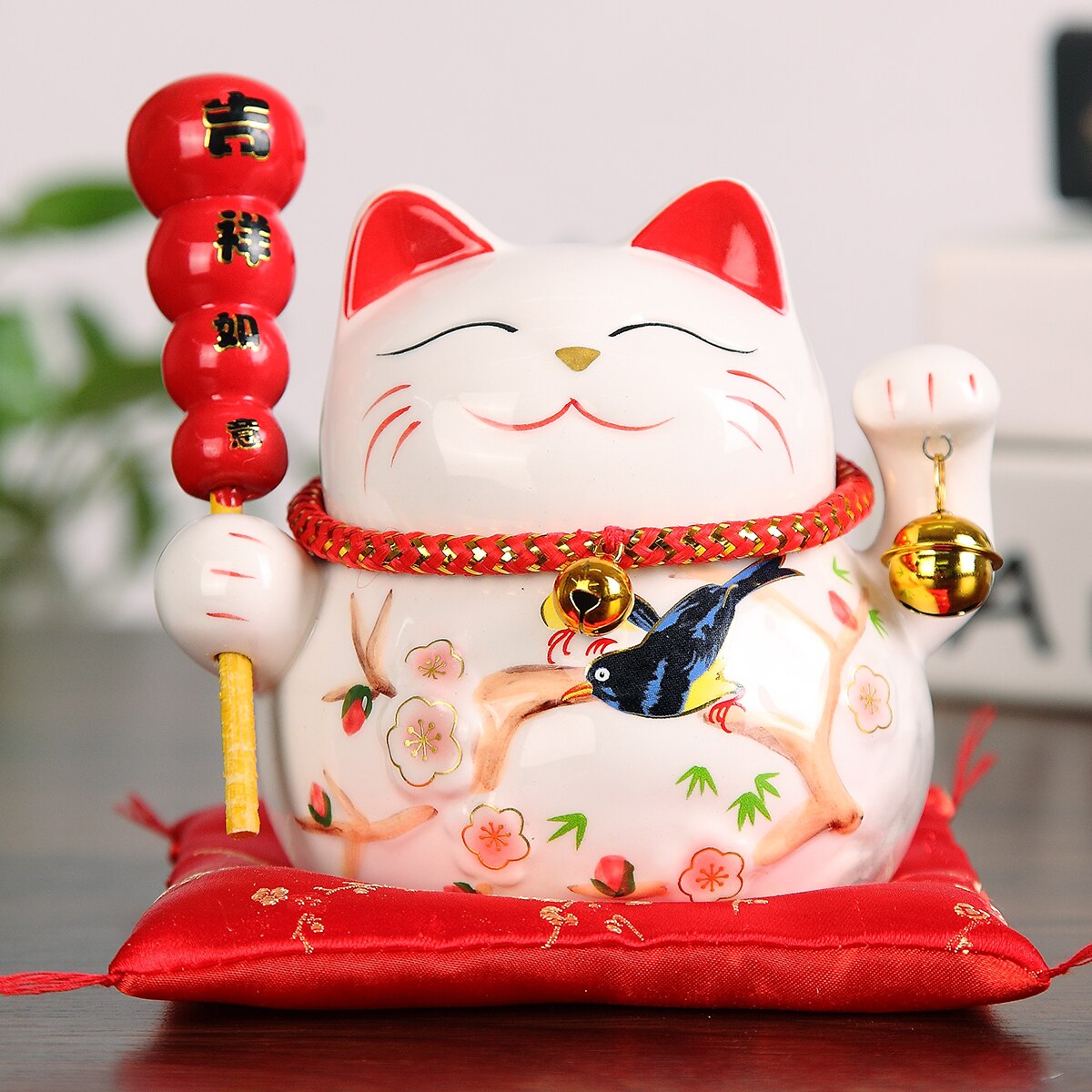 Chat Chinois Statue