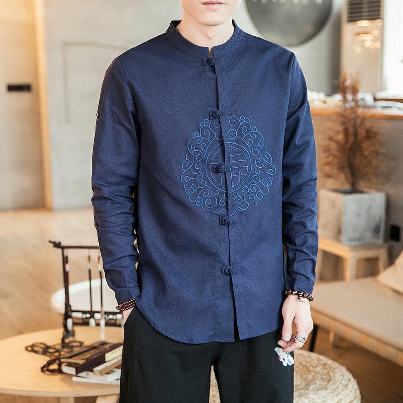 Chemise Chinoise Homme Coton