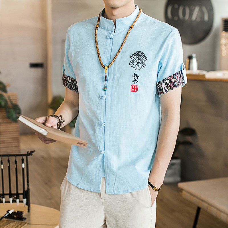 Chemise style online chinois