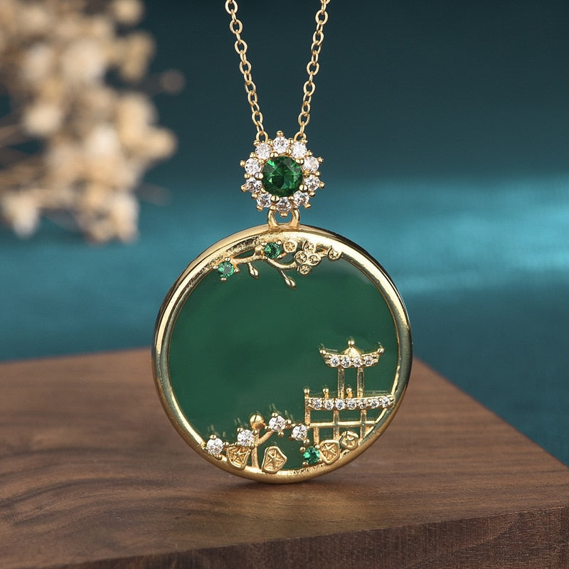 Collier Chinois Jade