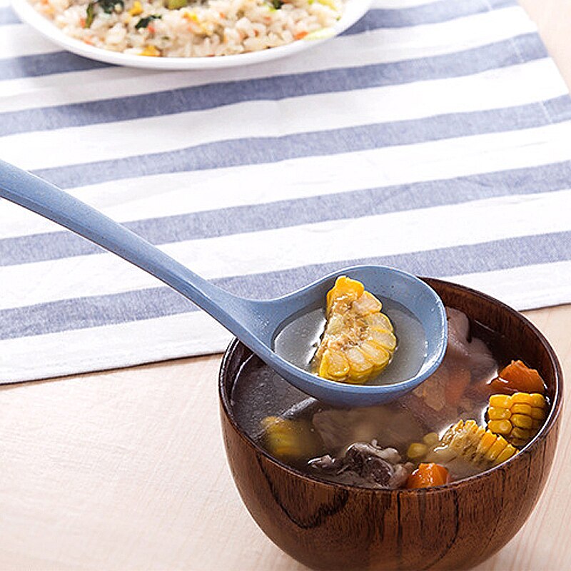 Cuillères à soupe riz 5pcs inox japonais chinois thaï cuisine alimentaire