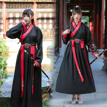 Hanfu Couple Vêtement Traditionnel Homme Et Femme