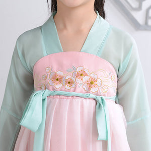 Hanfu Enfant Avec Ceinture