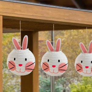 Lanterne Chinoise Lapin Blanc