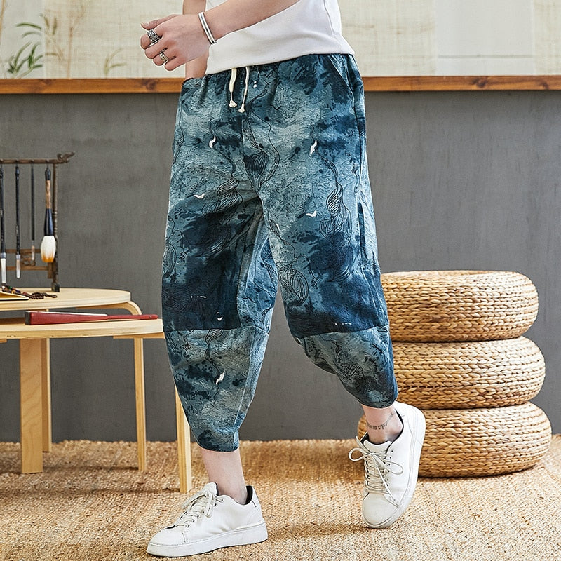 Pantalon Chinois Bleu