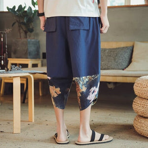 Pantalon Chinois Fendu Poches Arrières
