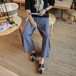 Pantalon Large Chinois Pour Toutes Saisons