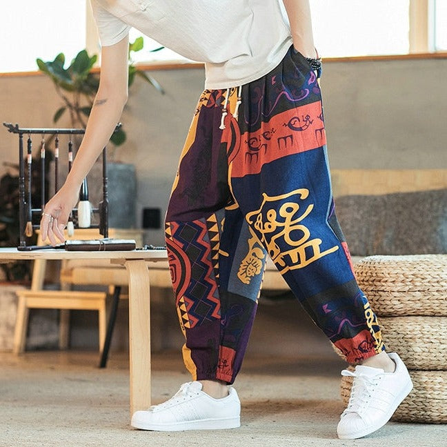 Pantalon Motif Chinois Pour Toutes Les Morphologies