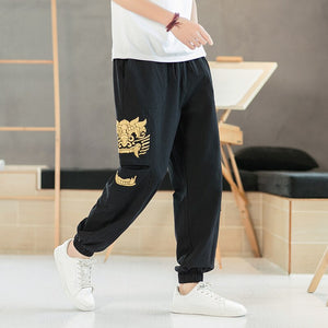 Pantalon Style Chinois Léger Et Confortable