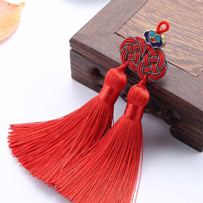 Pendentif Nœud Chinois Rouge
