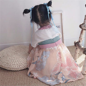Robe Chinoise Bébé Fille Zippée Dans Le Dos