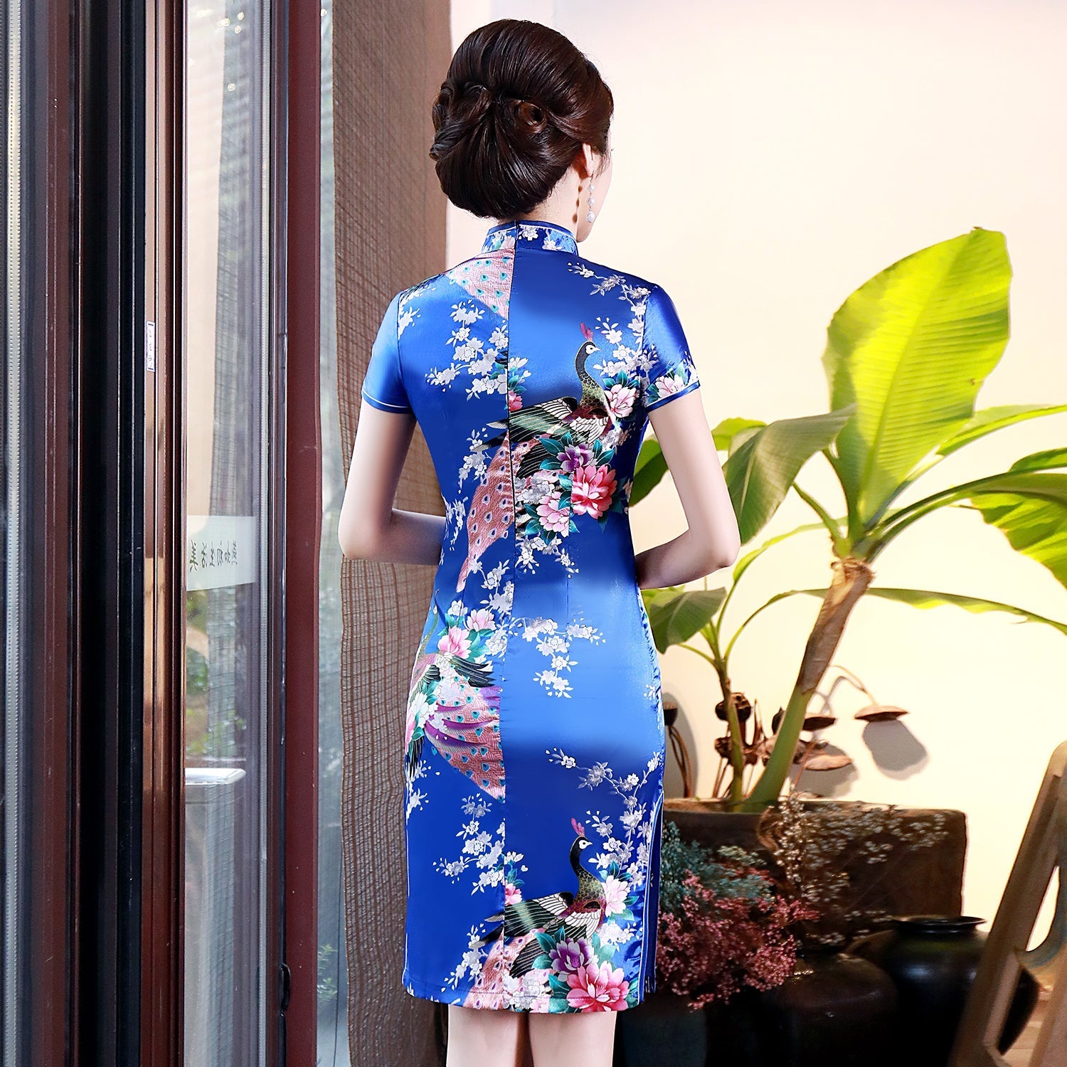 Robe Chinoise Col Mandarin Vêtement
