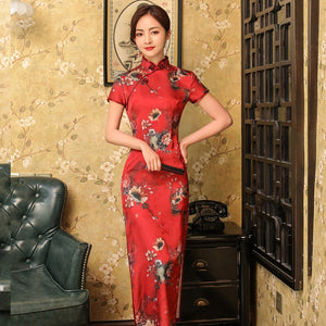 Robe Chinoise Rouge Grande Taille