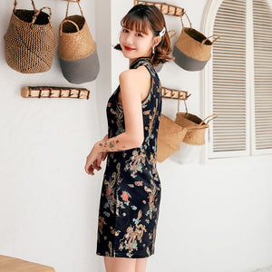 Robe Cocktail Chinoise Mode Femme