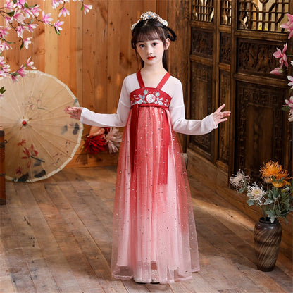 Robe Princesse Chinoise Tulle Et Strass