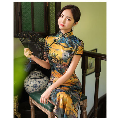 Robe Style Chinoise Cheongsam 