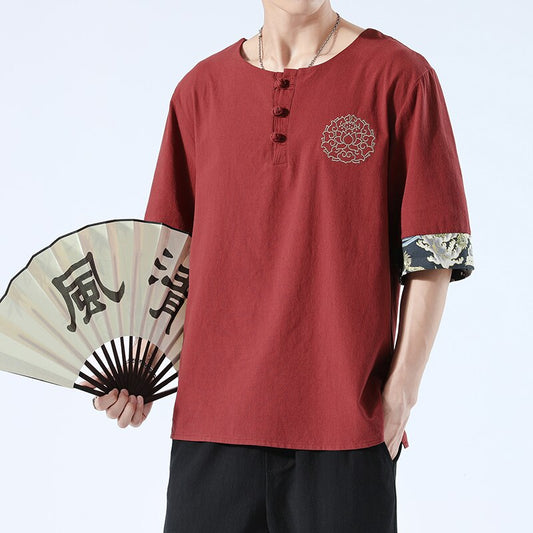 T-Shirt Chinois Grande Taille
