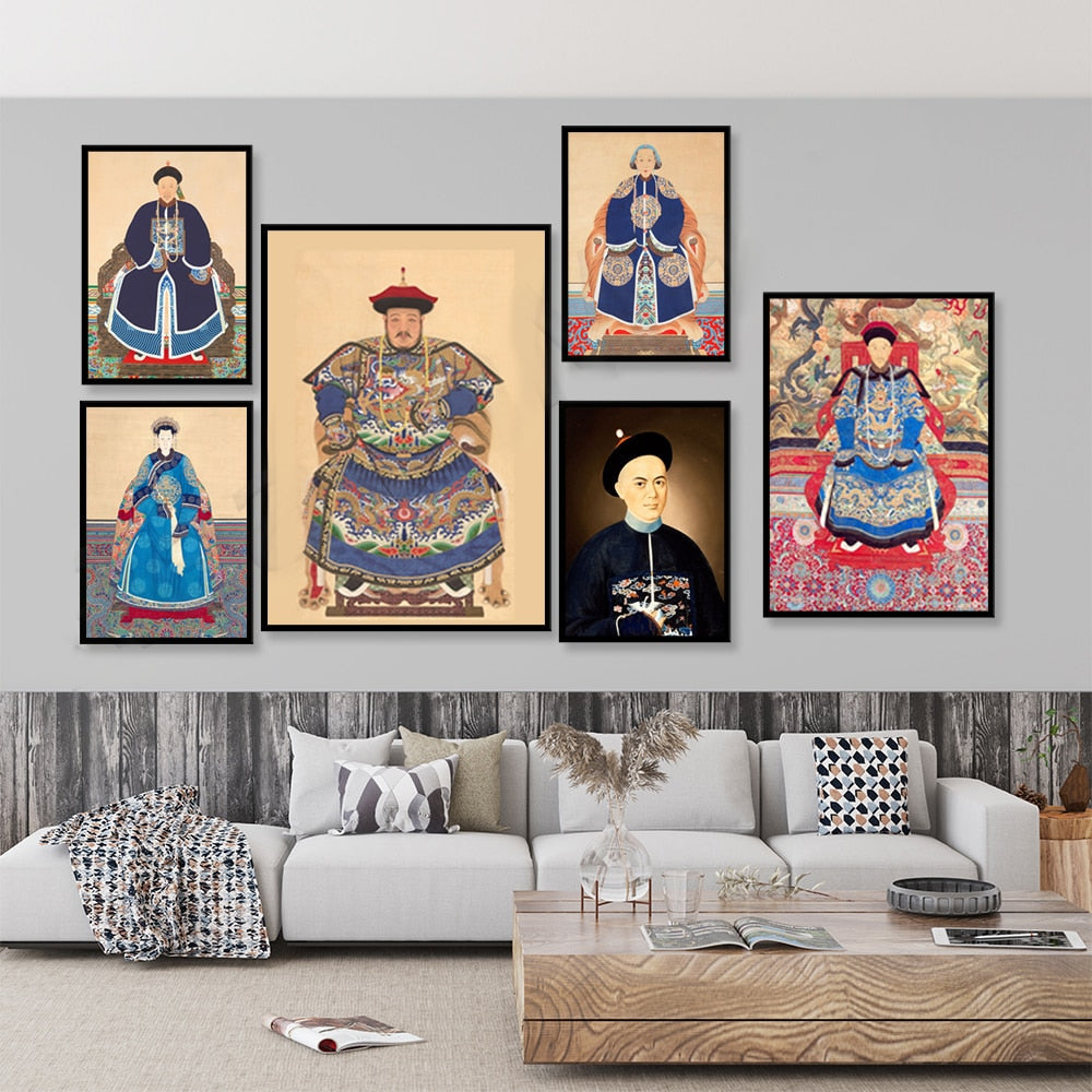 Tableau Dignitaire Chinois