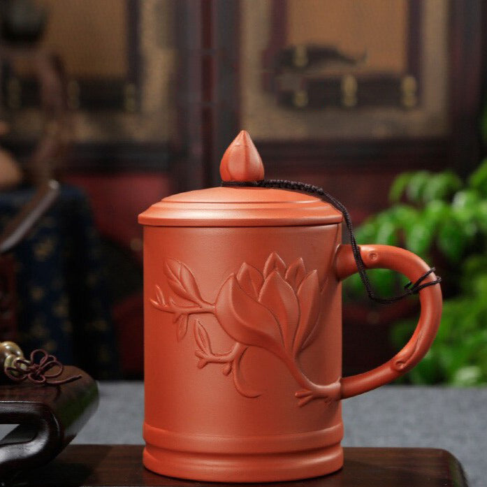 Tasse à thé Chinoise Avec Couvercle Argile