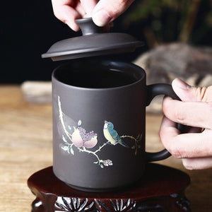 Tasse Chinoise Avec Couvercle Et Anse