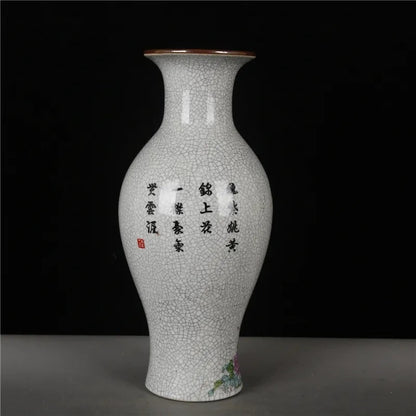 Vase Chinois Balustre De Décoration