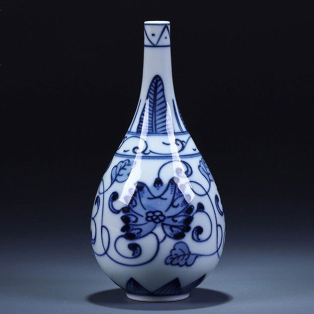 Vase Chinois Bleu Et Blanc