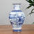 Vase Chinois Céramique Bleu