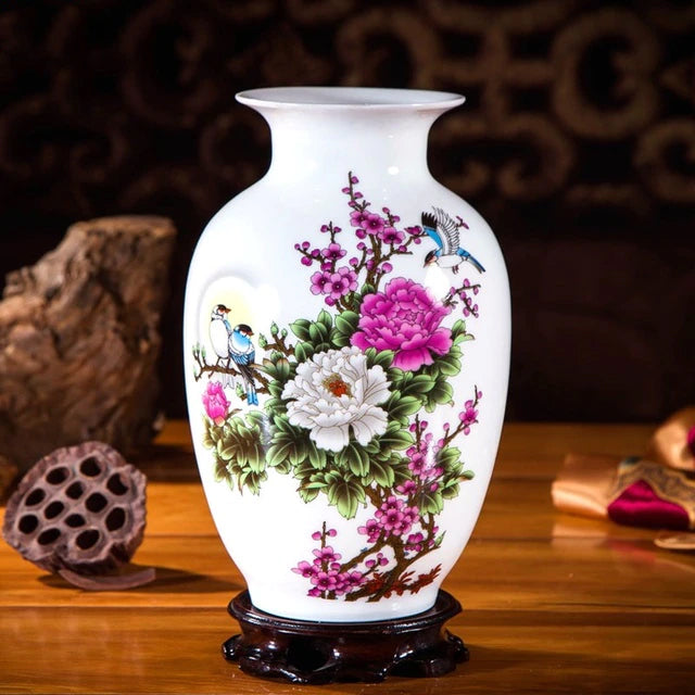 Vase Chinois Fleurs
