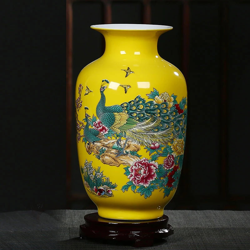 Vase Chinois Paon