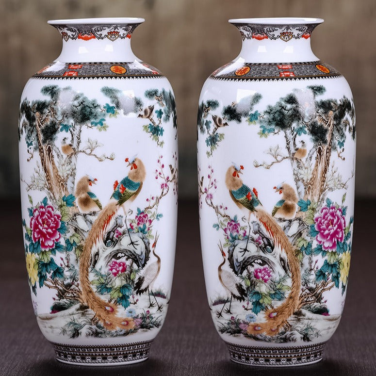 Vase Chinois Porcelaine Décoratif