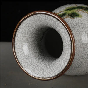 Vase Chinois Soliflore Col Fin