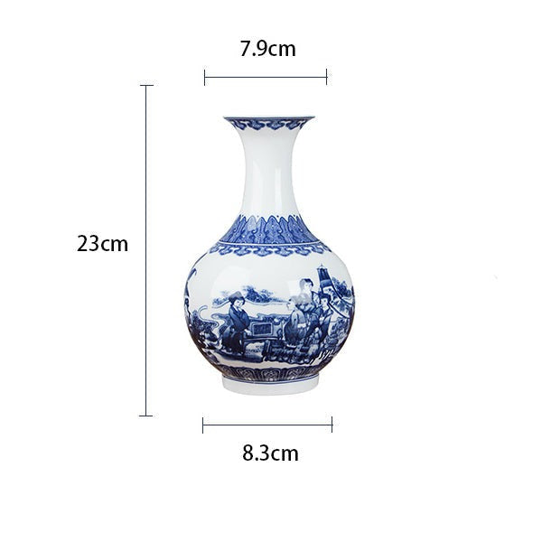 Vase Décoration Chinois Avec Signature Décoration Asiatique
