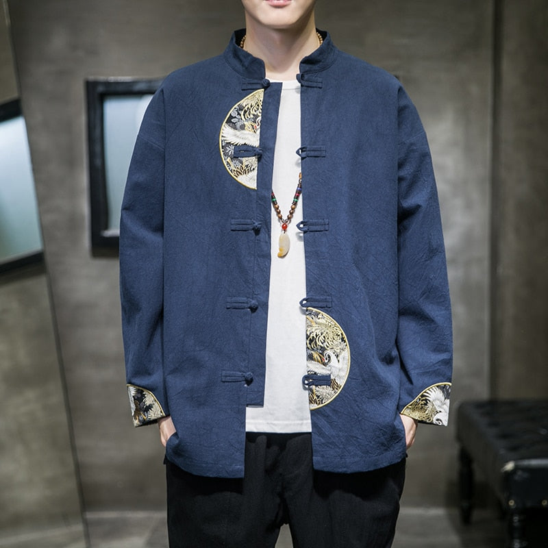 Veste Chinoise Col Mao Homme | Univers Chinois