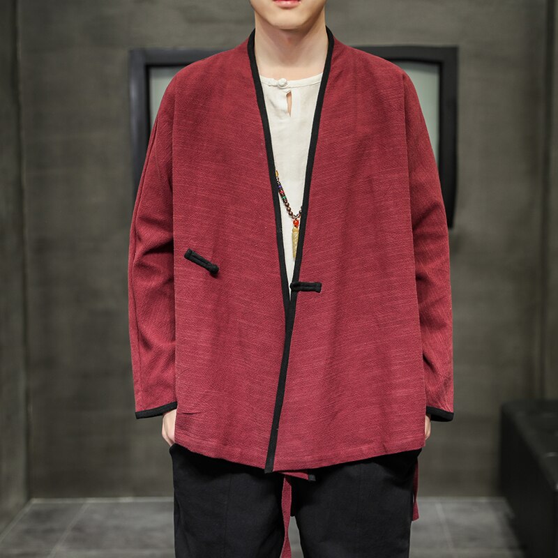 Veste Chinoise Homme Coton