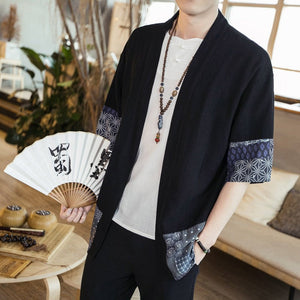 Veste Chinoise Lin Homme