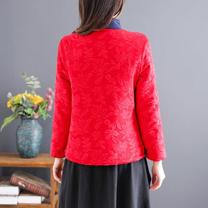 Veste Chinoise Noire Femme Coupe Évasée Légère