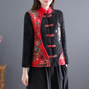 Veste Chinoise Noire Femme Vêtement Asiatique